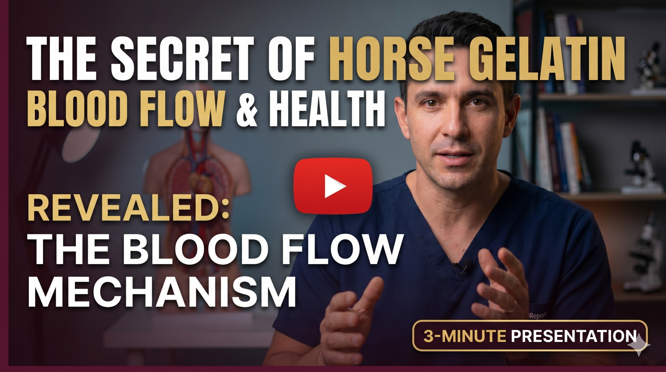 Free presentation — horse gelatin for men
